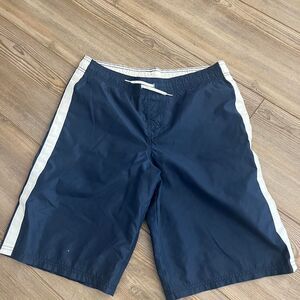 Cherokee Men's Navy and Blue Swim-briefs-shorts